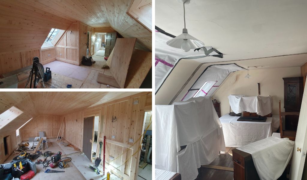Winton Castle Attic Rooms During